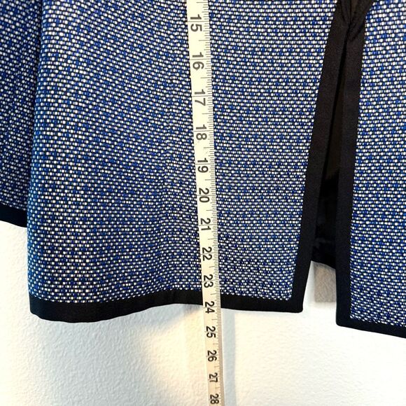 Kasper Blue Open Front Blazer Size 10 NWT - Picture 2 of 9